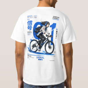 Neo Tokyo Files 001 - Anime Techwear Cyberpunk  T-Shirt