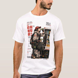 Neo Tokyo Files 004 -Anime Cyberpunk Techwear T-Shirt