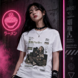 Neo Tokyo Files 005 - Digital Hacker Tri-Blend Shirt
