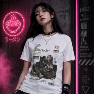 Neo Tokyo Files 005 - Digital Hacker Tri-Blend Shirt