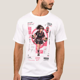 Neo Tokyo Files 008 –Ramen Anime Japanese Streetwe T-Shirt