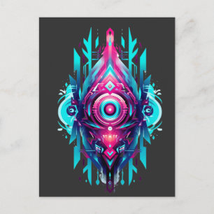 Neo-Tribal Sigil Postcard