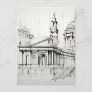 Neoclassical Architecture Postcard