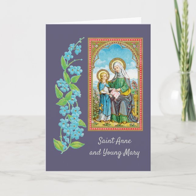 NeoGothic St. Anne and Young Mary (SAU 29) Card (Front)