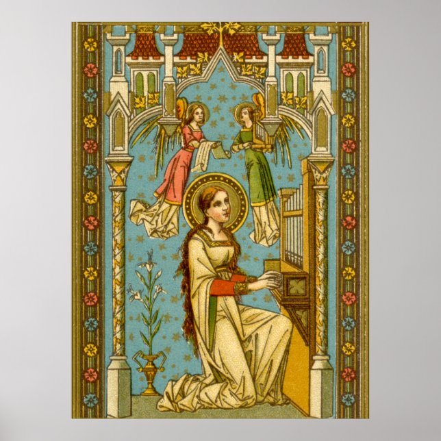 NeoGothic St. Cecilia of Rome (BNG 02) Poster (Front)