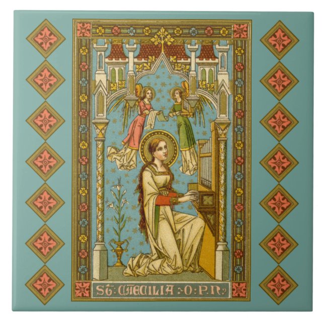NeoGothic St. Cecilia of Rome (BNG 02) Tile (Front)