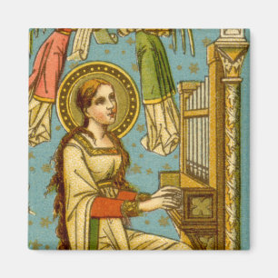 NeoGothic St. Cecilia of Rome (detail; BNG 02) Magnet