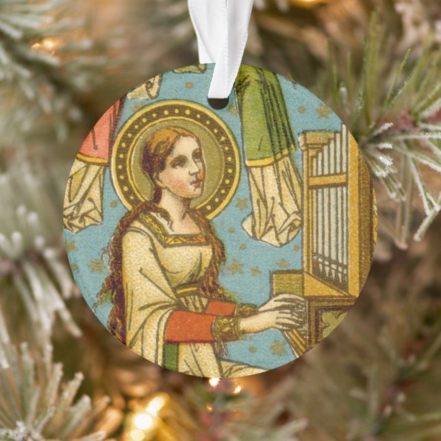 NeoGothic St. Cecilia of Rome (detail; BNG 02) Ornament (Tree)