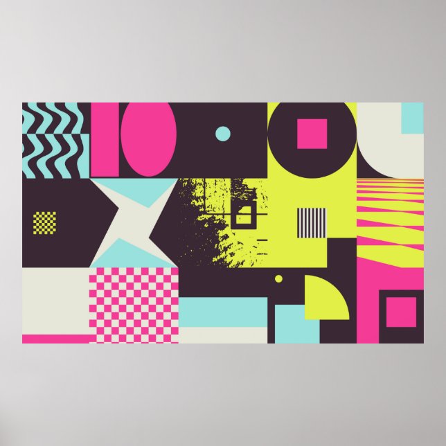 Neomodern aesthetics of brutalism design poster co (Front)