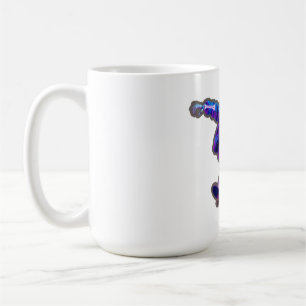 Neon 3D Skeleton Skateboarding – Funny Streetwear  Coffee Mug