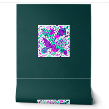 Neon Abstract Geometric Pattern Smooth Wallpaper