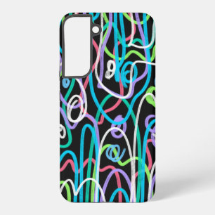 Neon Abstract Painting  Samsung Galaxy Case