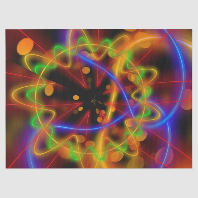 neon abstract tissue paper (Front)
