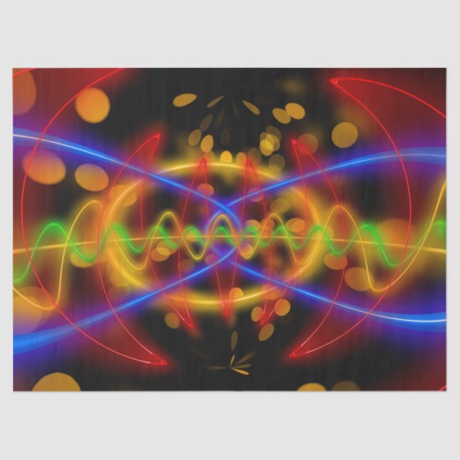 neon abstract tissue paper (Front)