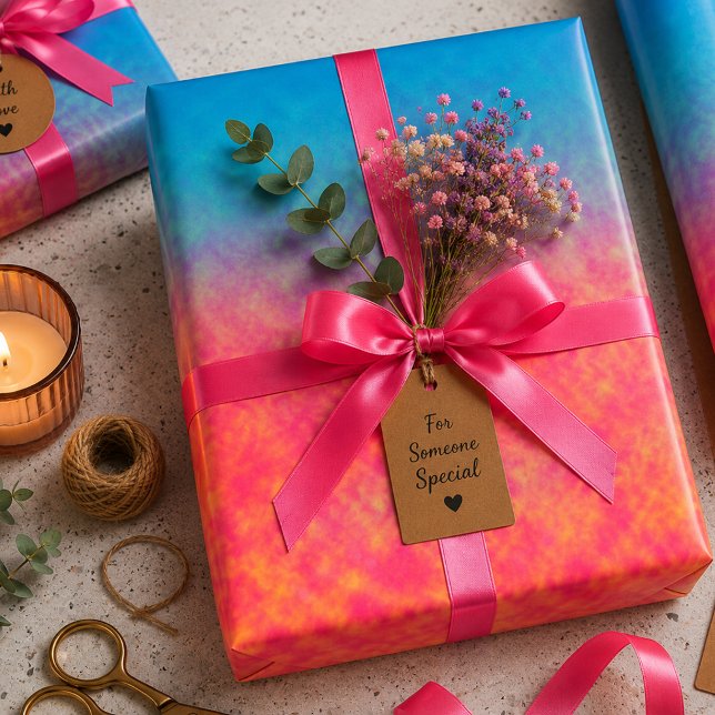 Neon Afterlight Wrapping Paper Sheet (Creator Uploaded)