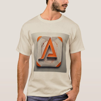 **"Neon AI Minimalist"** T-Shirt