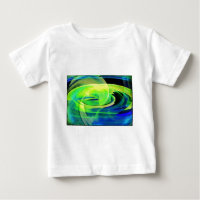 Neon Alien Landscape Abstract