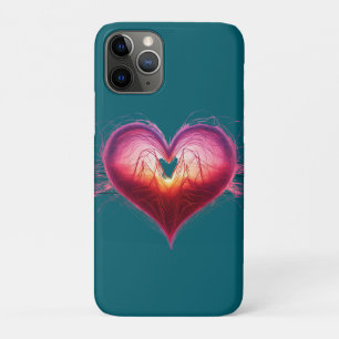 Neon Anatomical Heart iPhone / iPad case
