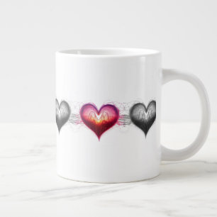 Neon Anatomical Heart iPhone / iPad case Large Coffee Mug