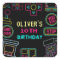 Neon Any year video games arcade birthday 