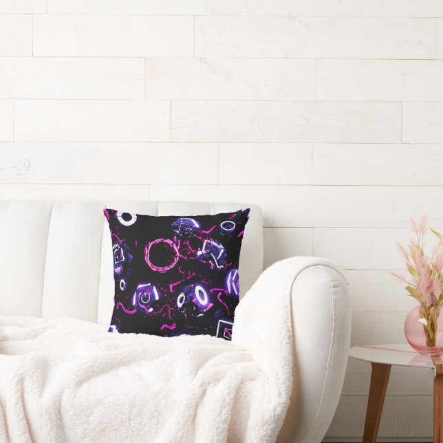 Neon Art Design. Buy Now Cushion (Couch)