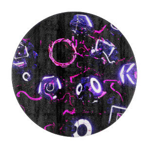 Neon Art Design. Buy Now Cutting Board