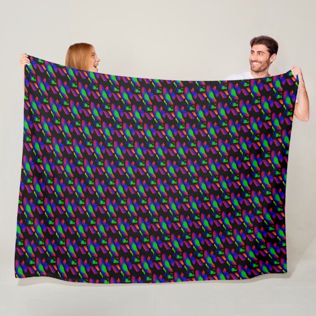 Neon Art  Fleece Blanket (In Situ)