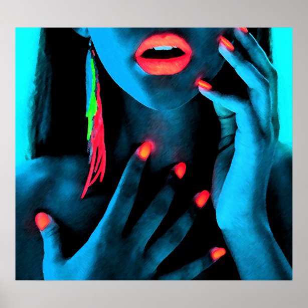 Neon Posters & Prints | Zazzle UK