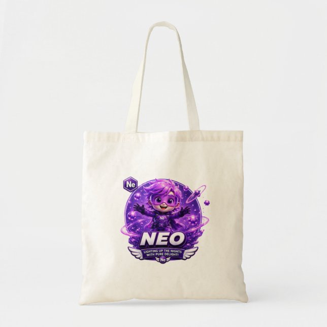 Neon  ATOMIVRA Tote Bag (Front)