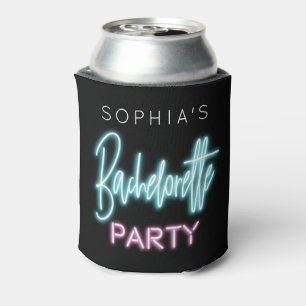 Neon Bachelorette Can Cooler