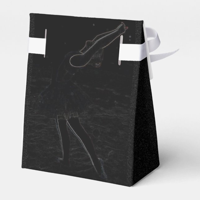 Neon, Ballerina in the Snow- Favour Box (Back Side)