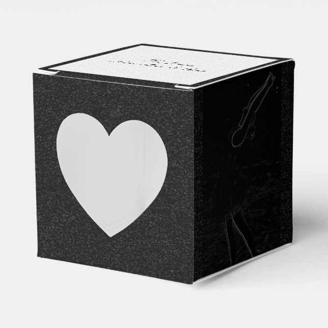 Neon, Ballerina in the Snow- Favour Box (Front Side)