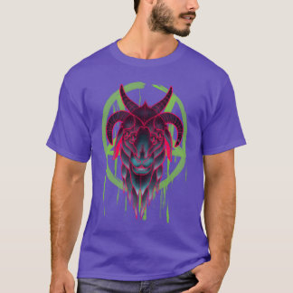 Neon Baphomet funny T-Shirt