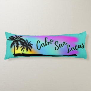 Neon Beach Skies At Cabo San Lucas Body Cushion