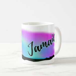 Neon Beach Skies At Jamaica Coffee Mug