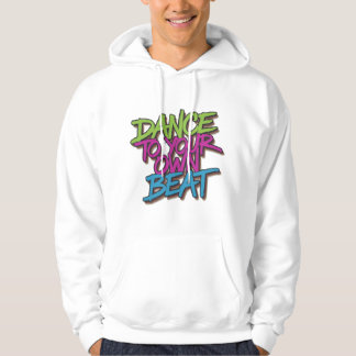 Neon Beats: Dance to Your Own Beat Graffiti hoodie
