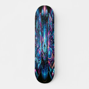 Neon Beats Skateboard