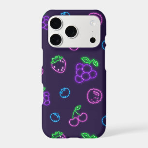 Neon Berry Pattern iPhone 17 Pro Case