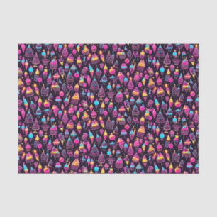 Neon Birthday Sweets Tissue Paper