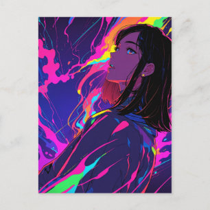 Neon Bliss postcard: Daze  Postcard