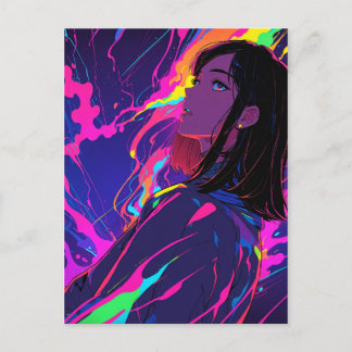 Neon Bliss postcard: Daze  Postcard