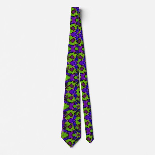 Neon Bloomstorm Tie (Front)