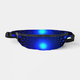 Neon Blue Lights Fanny Pack