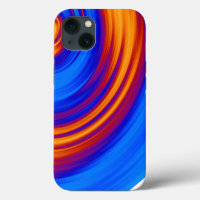 Neon Blue Orange Red Yellow