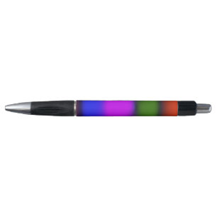 Neon Blue, Purple, Green, Orange Rubber Grip Pen