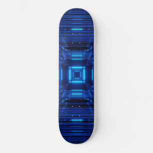 Neon Blue  Skateboard