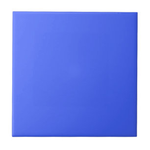 Neon Blue Solid Colour Tile