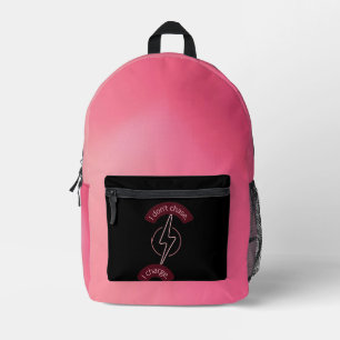 Neon blush pink and rosegold AI Print Cut Sew Bag