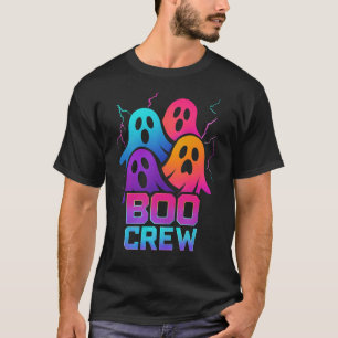 Neon Boo Crew Kids Halloween T-Shirt