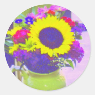 Neon Bouquet Stickers